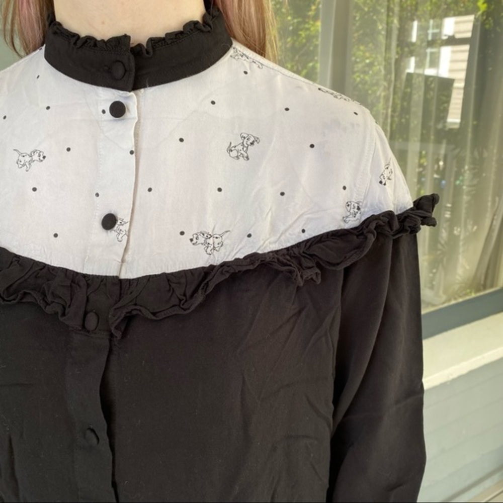 Lazy Oaf x Disney 101 Dalmatians Shirt Dress size SM - Picture 9 of 11